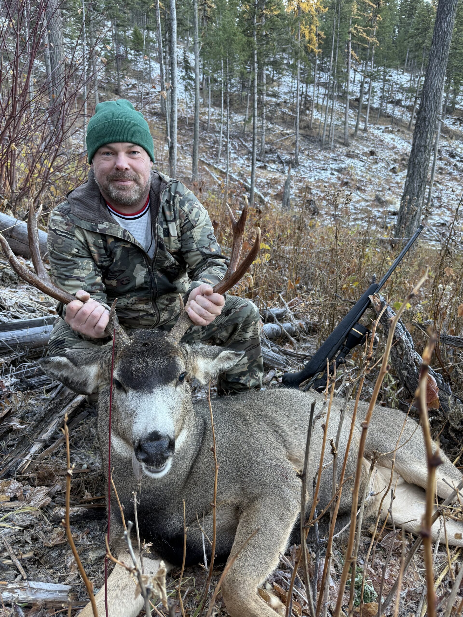 dylan with vancouver blacktail